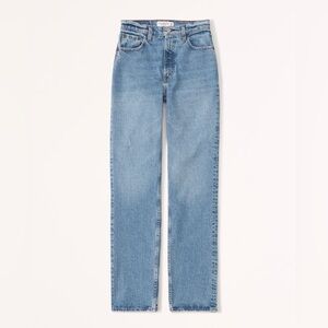 Abercrombie and Fitch Ultra High Rise 90s Straight Jean